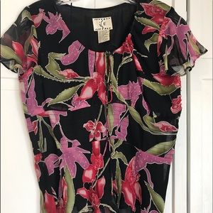 Floral tunic